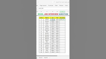 Ace Your Excel Job Interview with this Top Question! #exceltips #exceltutorial #shorts #trending
