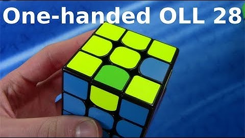 [#28] One-handed full OLL Fingertricks and Tutorial