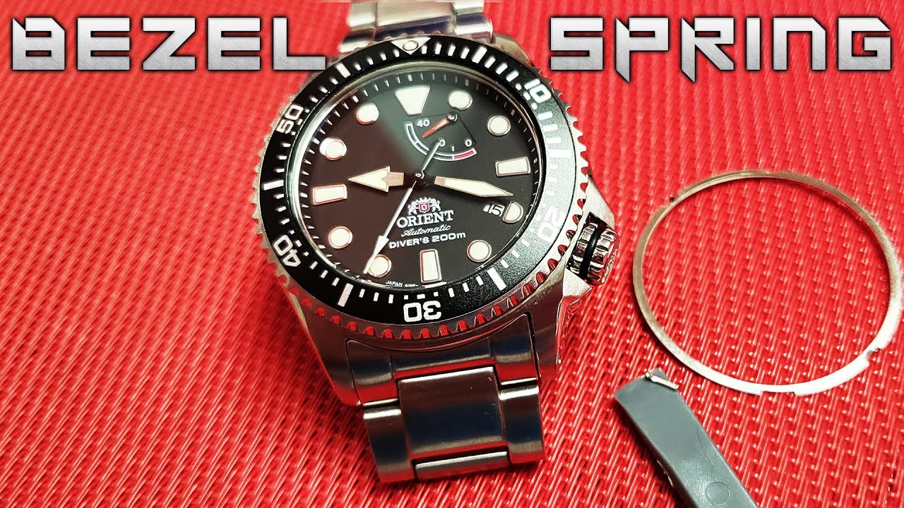 Fixing Replacing BEZEL SPRING on Orient Triton Neptune Kamasu Seiko SKX  (Watch Guide Tutorial) | WatchCrunch