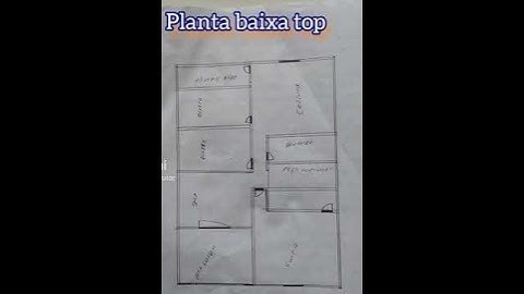 Como fazer uma planta baixa de casa top de mais. #plantasbaixasdecasas