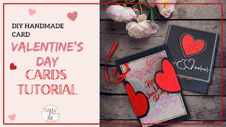 Valentine's day easy cards tutorial - DIY Valentine's day cards screenshot 3
