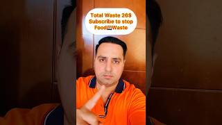 DO NOT WASTE FOOD 🍱 🥘 🍲 #foodwaste #foodwastecalculation #dontwastefood #reactionshorts #shorts