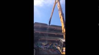 Start of the demolition at the Burlington House complex, Dover