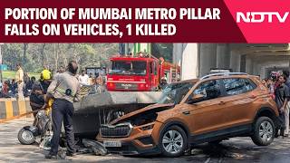 Mumbai Metro Accident 1 Killed, 3 Injured After Portion Of Mumbai Metro Pillar Falls On Vehicles