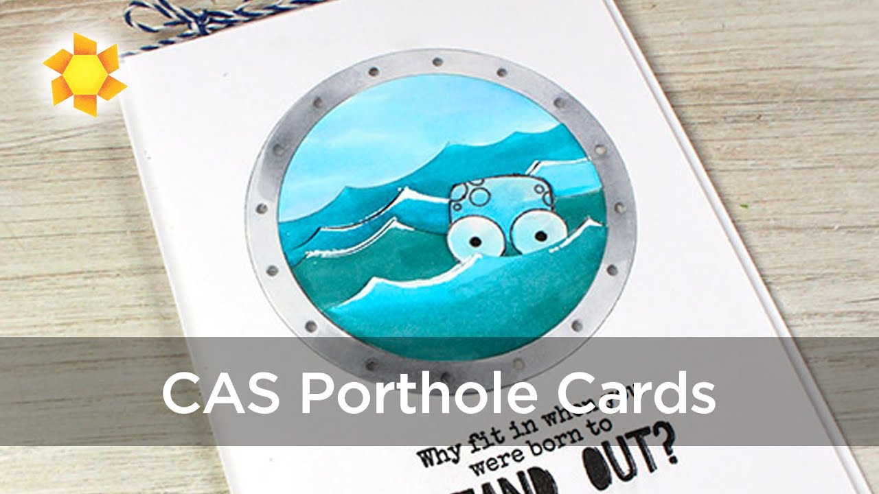 CleanandSimple Porthole Cards YouTube