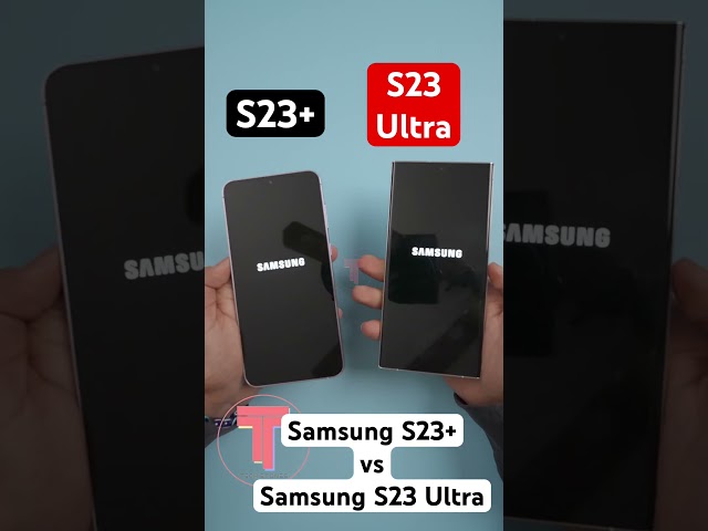 Samsung S23+ vs Samsung S23 Ultra Comparison #shorts