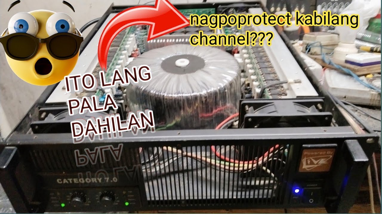 LIVE CATEGORY 7 POWER AMPLIFIER, nagpoprotect kapag nilakasan,linis lang ba kailangan