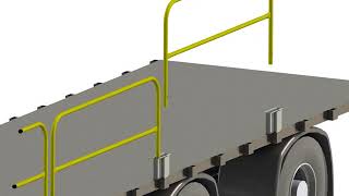 SpeedGuard™ II - Flatbed Perimeter Fall Protection System