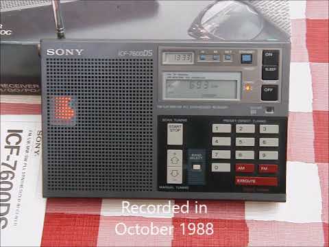 BBC World Service News – October 1988 – 25750kHz