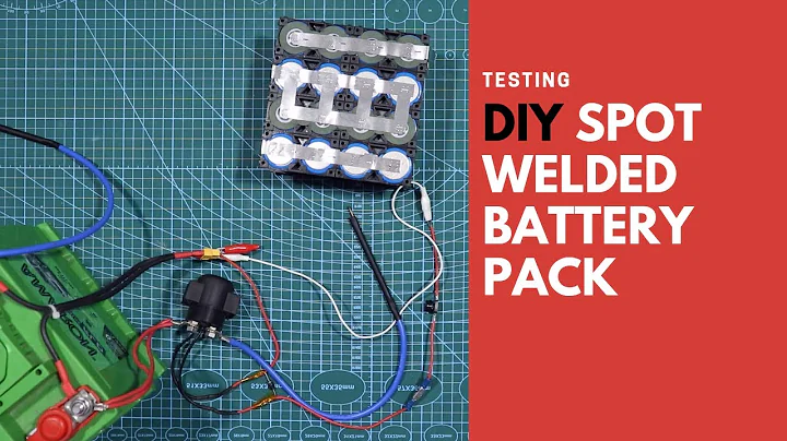 12V 24Ah LiFePo4- DIY Spot weld build test