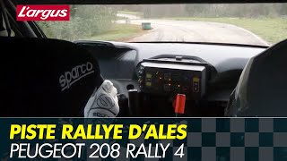 Peugeot 208 Rally 4 - Essai avec Alex Bengué au pôle mécanique d'Alès !