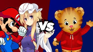 Mugen Battle - Yukari Yakumomario Vs Daniel Tiger