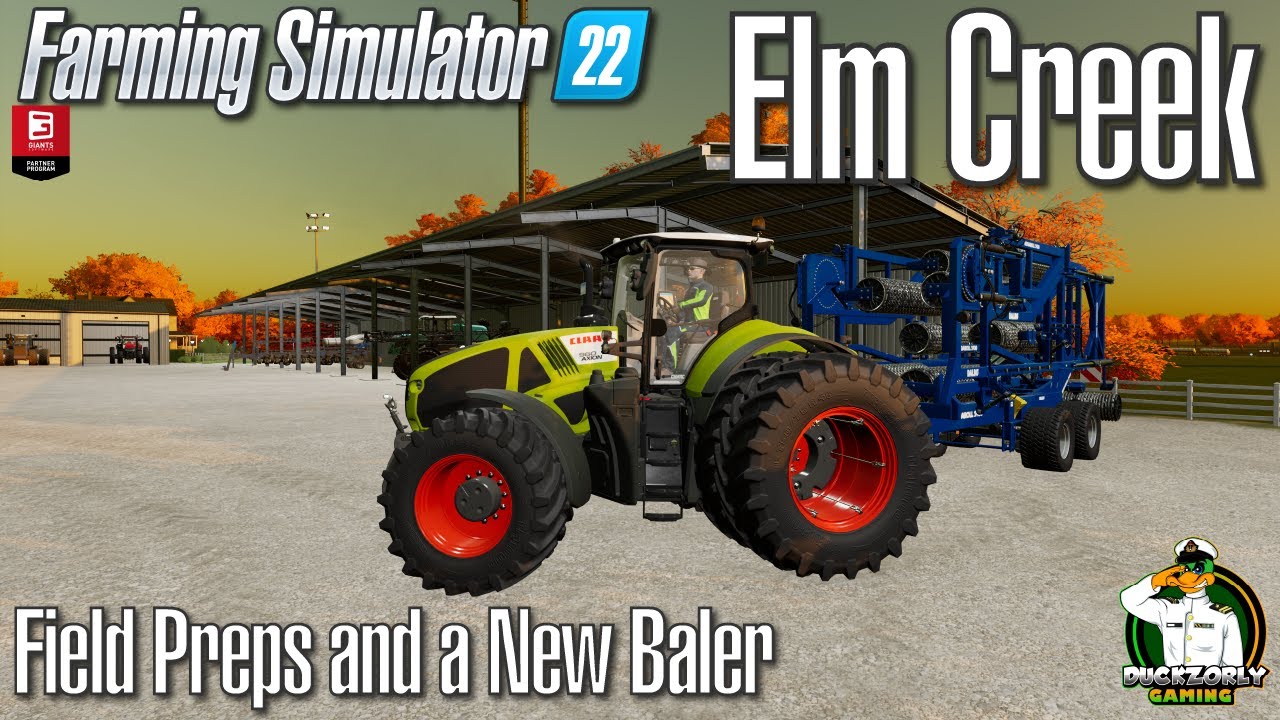 FS22 Elm Creek Field Preparation and a New Baler 96 YouTube