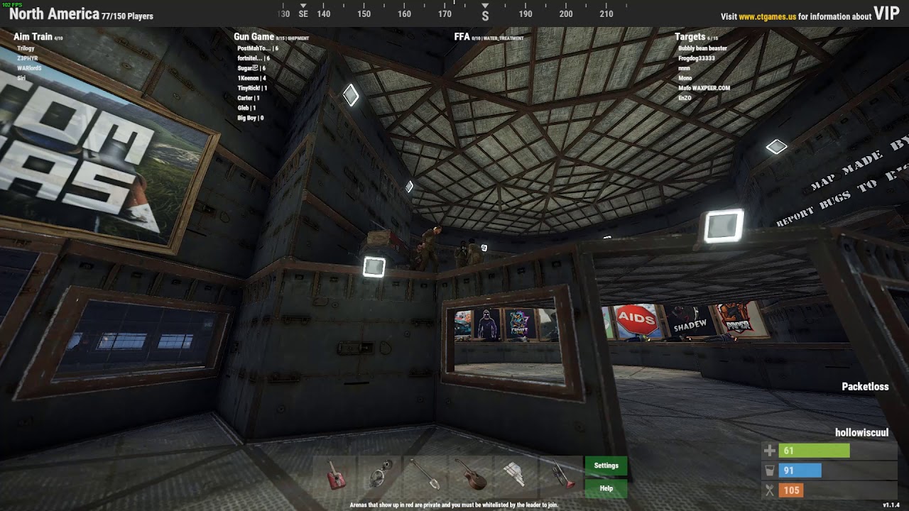 What its like when you join Combat Tag Servers / Rust