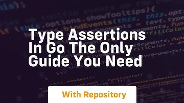 type assertions in go the only guide you need