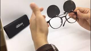 Custom Match Clip On With Frame Polarised Sunlenses Or Nose Pad Solutions Install