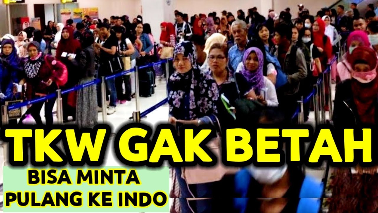 TKW YG KERJA DI LUAR NEGERI KALAU TIDAK BETAH KERJA BISA MINTA SPONSOR/AGEN UNTUK DIPULANGKAN