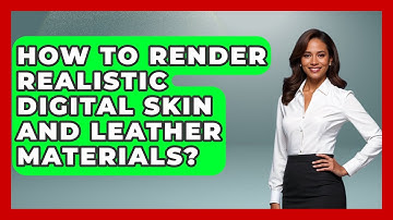 How To Render Realistic Digital Skin And Leather Materials? - The Virtual Art Desk