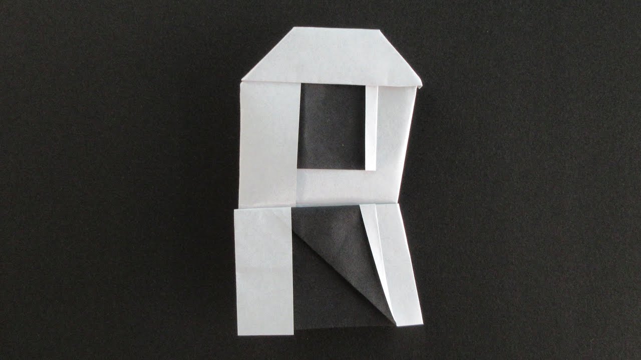 Origami Letter R