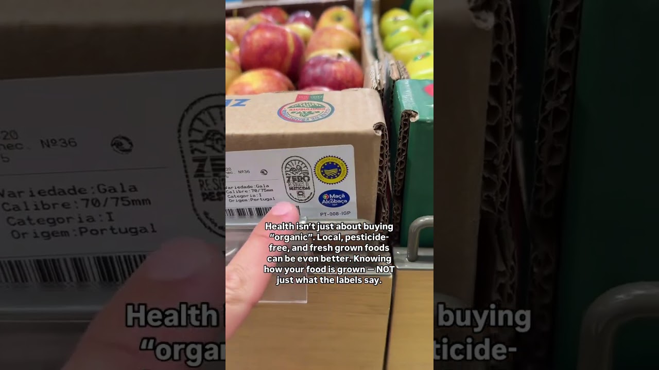 Organic doesn’t mean better! — Yes, read that again