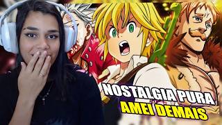 REACT 7MZ - Rap do Meliodas, Ban e Escanor (Nanatsu no Taizai) - O PECADO MAIS FORTE | NERD HITS
