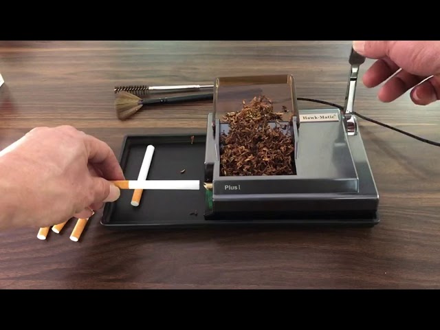 Hawk-Matic cigarette injector Video
