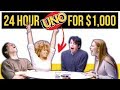 Epic 24 HOUR UNO Game For $1000!
