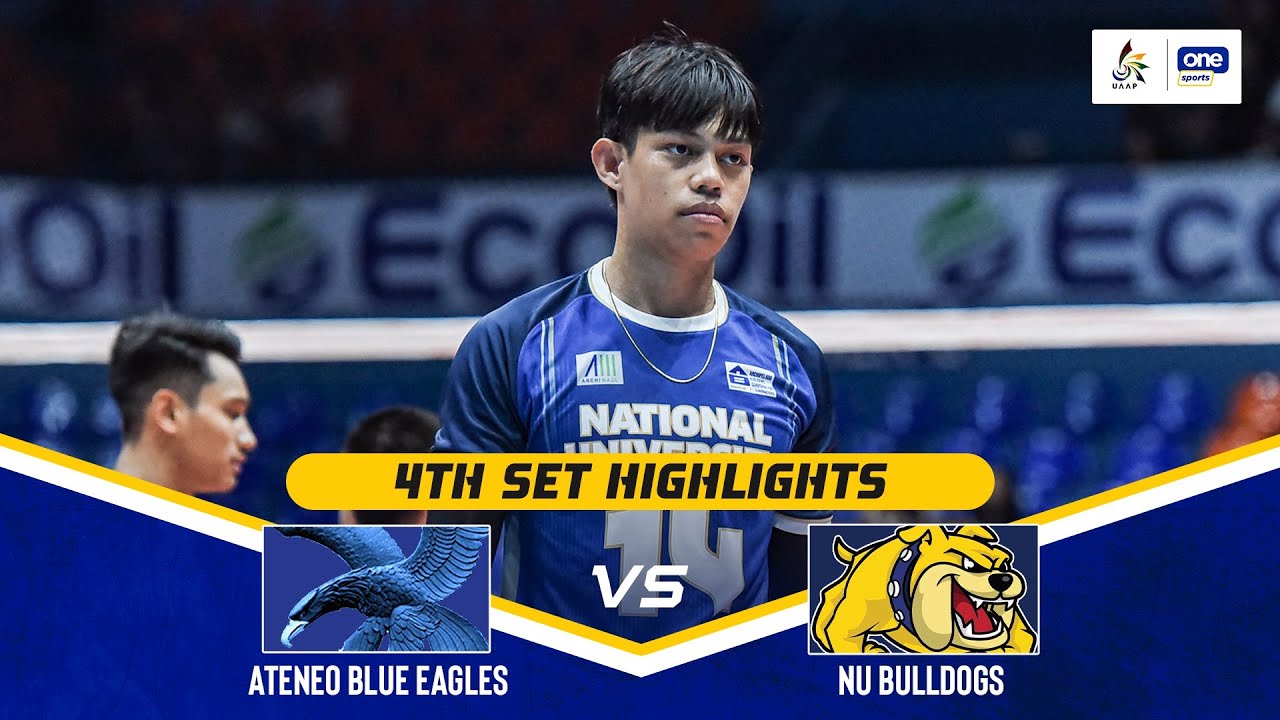 ATENEO vs. NU | SET 4 GAME HIGHLIGHTS | UAAP SEASON 87 MEN'S VOLLEYBALL ...