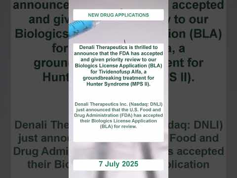 FDA Acceptance and Priority Review of Biologics License Application (BLA) for Tividenofusp Alfa