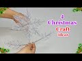 4 Economical Christmas Decoration idea with simple material |DIY Affordable Christmas craft idea🎄181