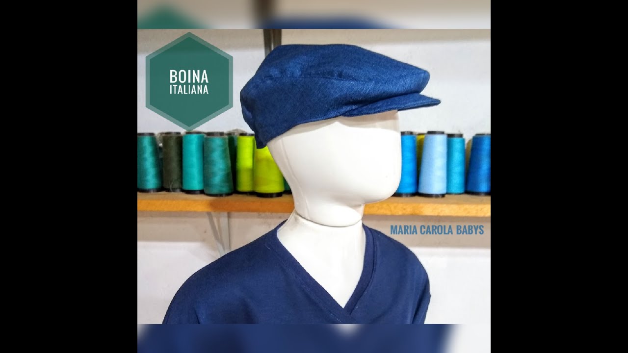 Boina Italiana para meninos, veste de 1 a 16 anos