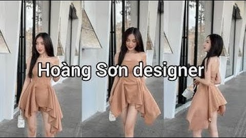 Dạy cắt may | hướng dẫn cách cắt áo cúp ngực thân xòe rủ | Hoàng Sơn designer