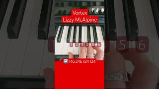 How to play Vortex by Lizzy McAlpine on piano