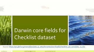 Practical Tools Biodiversity Data Capture Part 1