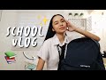 SCHOOL VLOG + HOW IT'S LIKE TO BE A STUDENT VLOGGER | ThatsBella