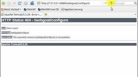 WEBGOAT V5.3 - Forced Browsing