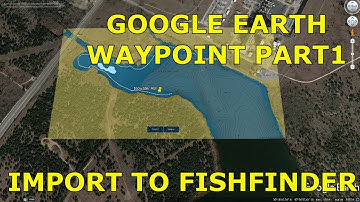 How to use Navionics to import waypoints to fish finder (1 of 3)