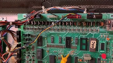 Bally Black Belt 6803 MPU switch and display test