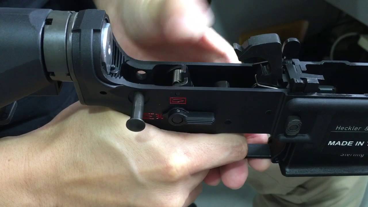 Clean VFC HK416 GBB Full Auto Sear and Hammer YouTube
