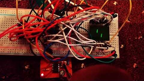 7 segment animated with a CD4017