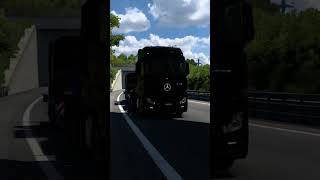 ETS2 Crawler Carrier Delivery | Zürich City Job | MercedesBenz Actros GigaSpace | EuroTruckSimulator