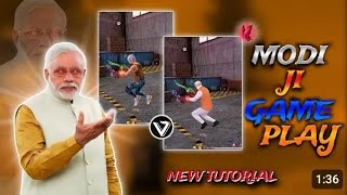 HOW TO CREATE MODI JI VIDEO IN FREE FIRE 🔥#freefire #modiji#trending #totorial #newtodayvideo screenshot 4