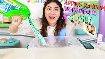 ADDING RANDOM CAR PRODUCTS IN SLIME! Slimeatory #486