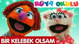 Bir Kelebek Olsam Keşke - Çizgi Film Çocuk Şarkısı - Vanilya Ve Joju - Rüya Okulu