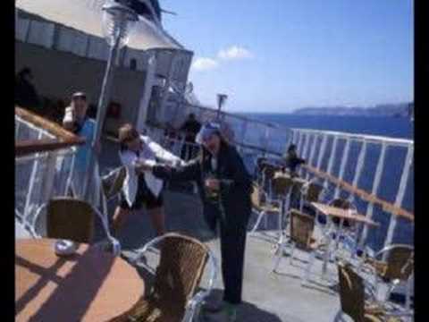 This is a video I made of the Sea Diamond that sunk off Santorini, Greece in April 6, 2007. 2 people still remain missing. This video is a tribute I made to the ship and the missing people that were onboard. It also contains Pictures of the Sea Diamond under the sea as it remains in it's resting place. Farewell Sea Diamond (1986 - 2007)