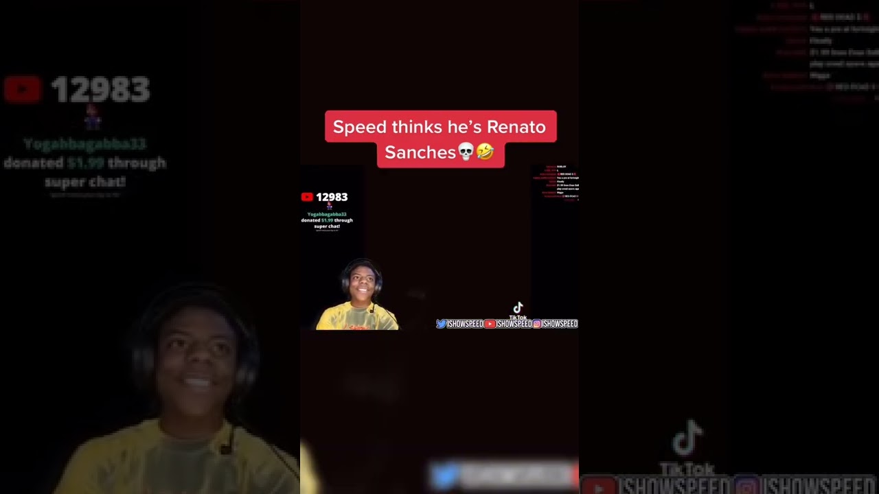 Speed thinks he's Renato Sanchez playing for Portugal