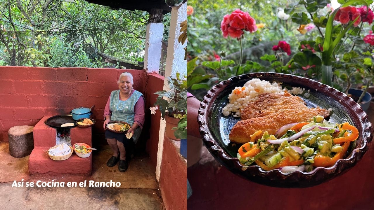 Dicen Que en el Rancho No Se Come Bueno… Pero Miren Este Pescadito Que Me Trajo Mi Hijo 🐟🔥🤠