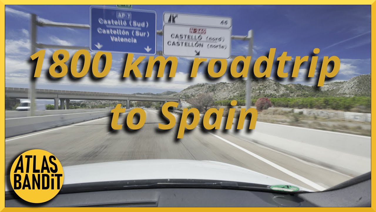 1800 km roadtrip from Germany to Spain's Costa Blanca.