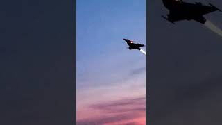 Hungarian Air Force Jas-39C Takeoff With Afterburner At Dusk