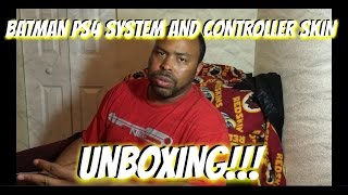 Batman PS4 Skin And Controller UNBOXING!!!